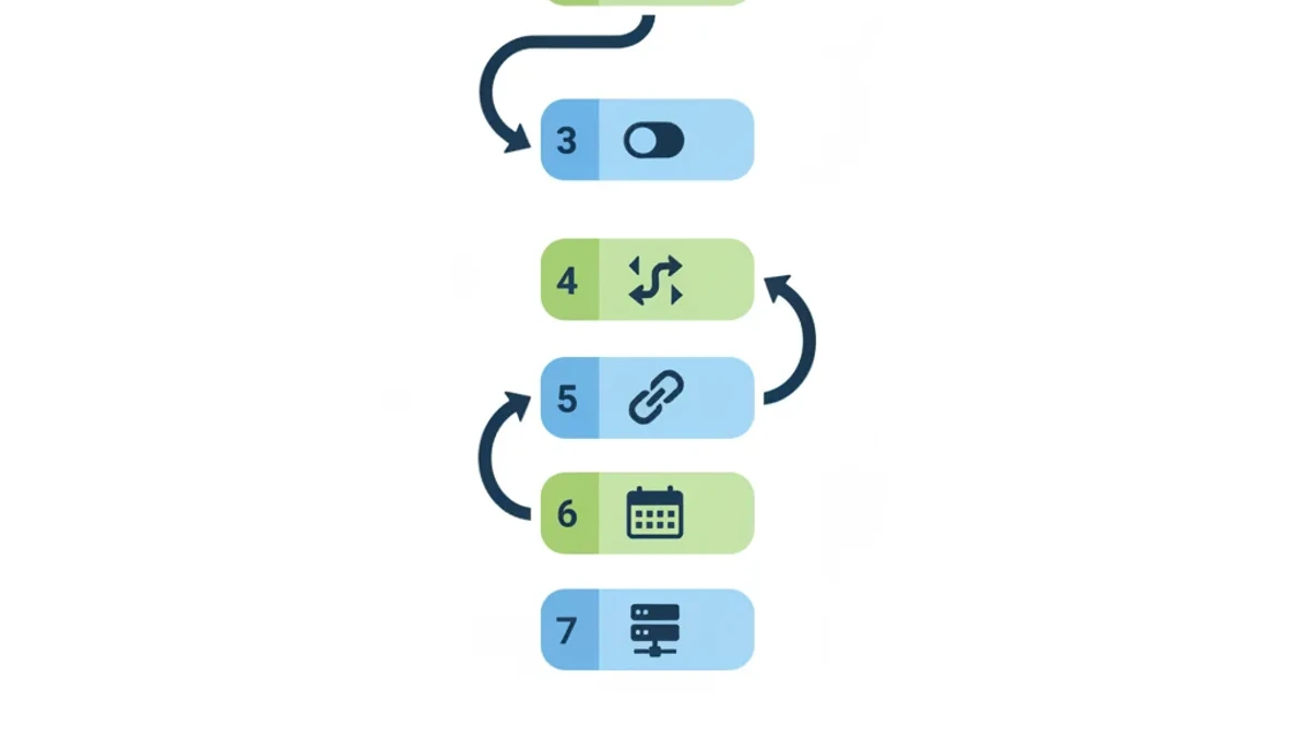Infographic: Step-by-step GA4 key events configuration checklist for Pakistani stores