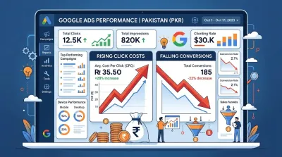 PKR 150 Per Click, Zero Extra Sales: The Google Ads Efficiency Trap