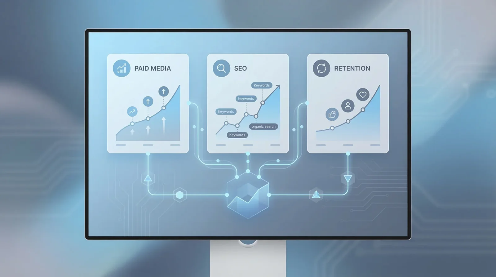 Ecommerce Growth System Case Study campaign results dashboard