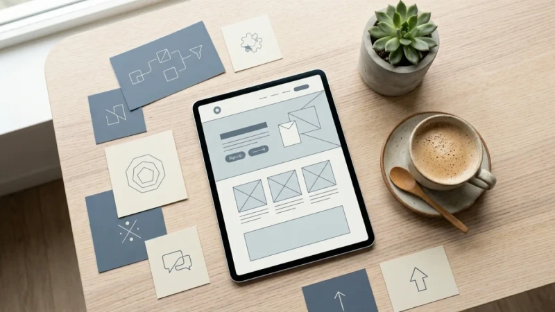 Industry Landing Pages for a Vertical SaaS campaign results dashboard