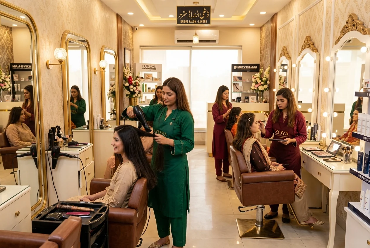 Api Asiya Parlor Digital Marketing for Beauty Parlors in Pakistan