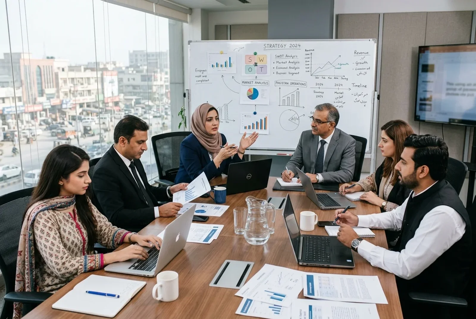 Digital Marketing for Business Consultants strategy, SEO, paid ads, and lead generation dashboard for Pakistan businesses