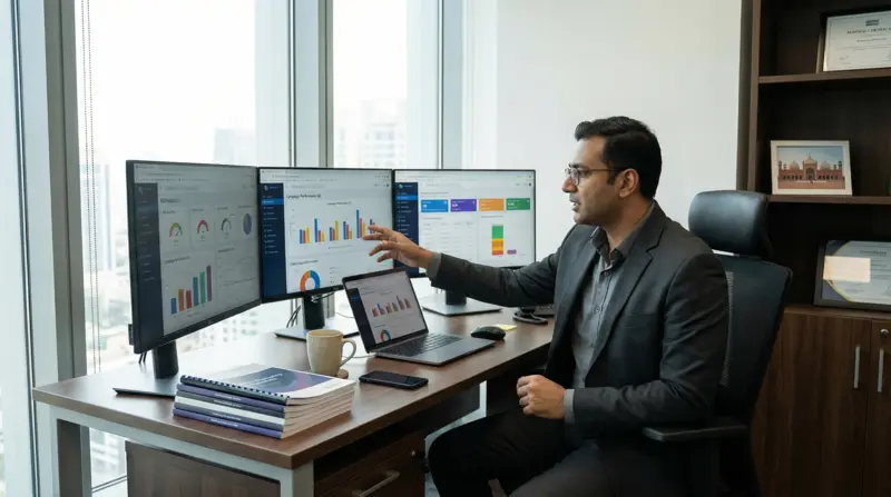 Digital Marketing Consultant planning, dashboard, and workflow implementation