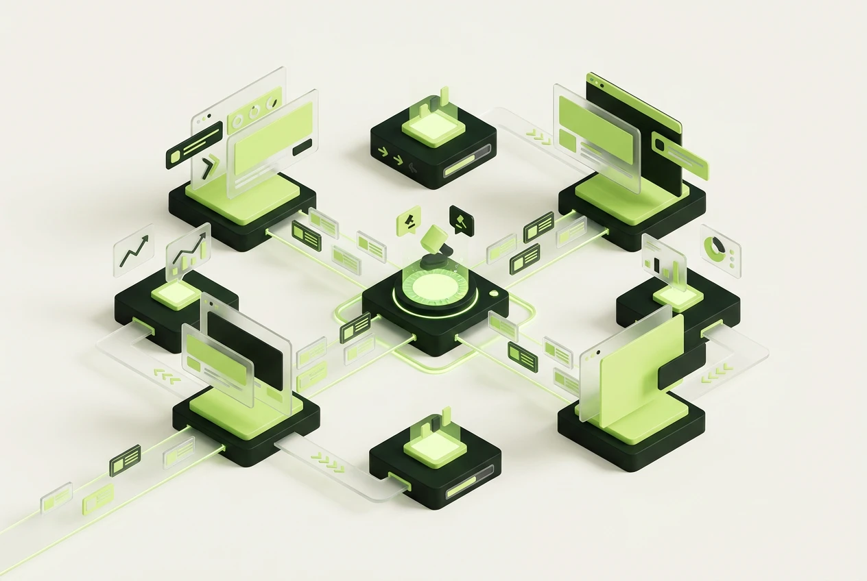 Programmatic and Display Advertising — editorial illustration