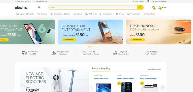 Online Electronics Retail Success with SEO, PPC, Social Media Marketing, and Content Marketing in Lahore