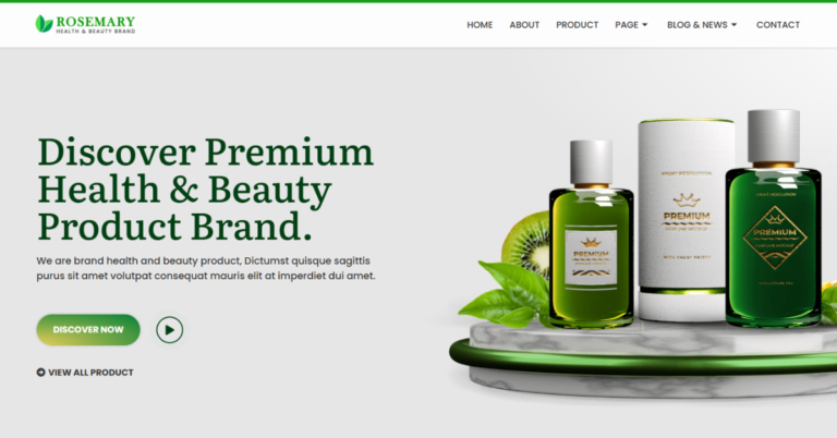 E-commerce Store for Health and Wellness Products – SEO, PPC, Social Media Marketing & Content Marketing in Karachi